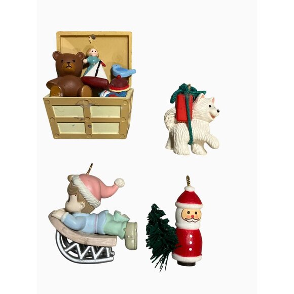 Miniature Christmas Ornament Custom Lot Hallmark Precious Moments and More - Picture 6 of 7